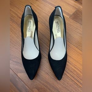 Michael Michael Kors Black Suede Pumps